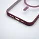 Чехол накладка с MagSafe Clear Case Magnetic для Apple iPhone 12 Pro Max Wine Red 47141 фото 6