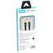 Кабель ANSTY S-053-PT Type-C to Type-C 100W 1M Nylon LED Чорний 80448 фото 3