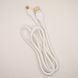 Кабель ANSTY SI-30 Nylon Lightning 120W 1M White 78567 фото 3