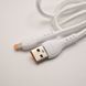 Кабель ANSTY SI-30 Nylon Lightning 120W 1M White 78567 фото 7