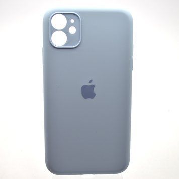Силиконовый чехол накладка Silicon Case Full Camera для iPhone 11 Lilac Purple 57380 фото