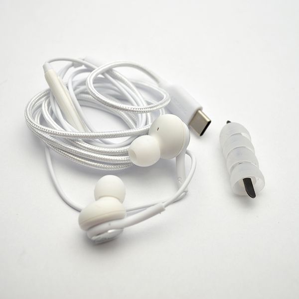 Гарнитура проводная Samsung AKG EO-IC100 Type-C White Hgh Copy 26999 фото