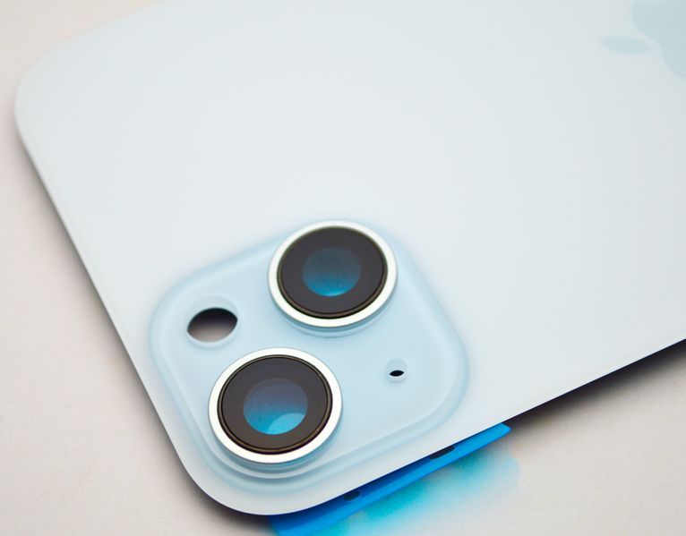 Задня кришка зі склом камери Apple iPhone 15 Blue Original 92909 фото