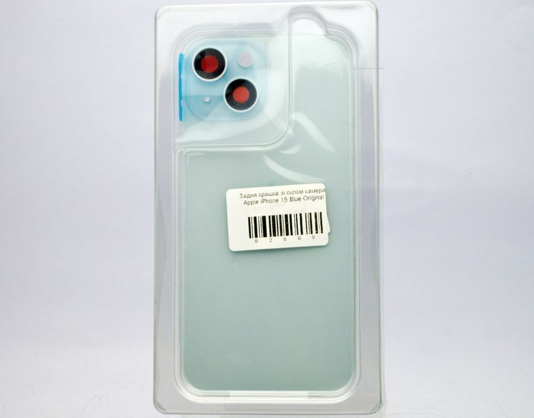 Задня кришка зі склом камери Apple iPhone 15 Blue Original 92909 фото