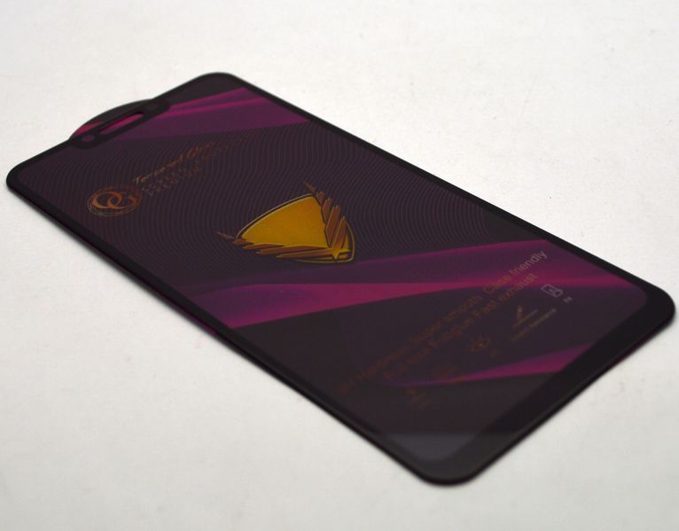 Захисне скло OG Golden Armor для Huawei P Smart Plus Черное 45457 фото
