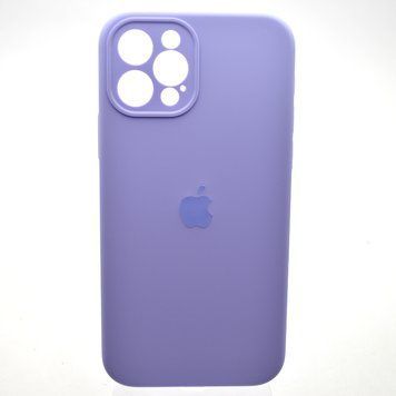 Силиконовый чехол накладка Silicon Case Full Camera для iPhone 12 Pro Lilac 93918 фото