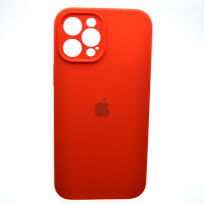 Силіконовий чохол накладка Silicon Case Full Сamera для iPhone 12 Pro Red 65619 фото