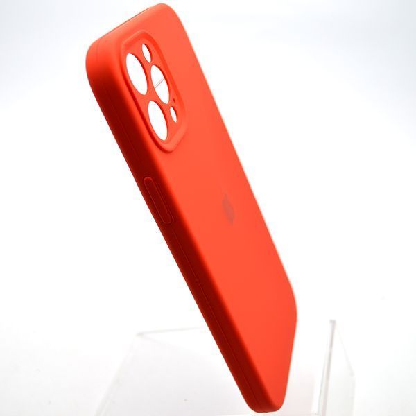 Силиконовый чехол накладка Silicon Case Full Сamera для iPhone 12 Pro Red 65619 фото