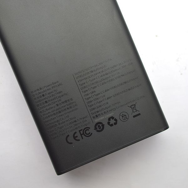 Зовнішній акумулятор Power Bank Baseus Elf Digital Display 20000mAh 65W Black (PPJL000001) 95055 фото