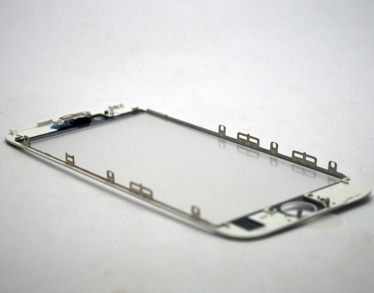 Стекло LCD Apple iPhone 6S с рамкой и OCA Белое Original/Оригинал 1:1 94436 фото