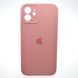 Силиконовый чехол накладка Silicon Case Full Camera для iPhone 12 Rose Pink 92658 фото