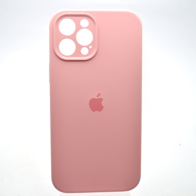 Силіконовий чохол накладка Silicon Case Full Camera для iPhone 12 Pro Rose Pink 83976 фото