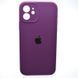 Силиконовый чехол накладка Silicon Case Full Camera для iPhone 12 Purple 68530 фото