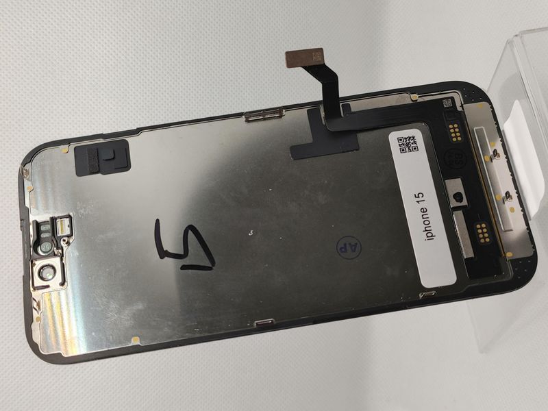 Дисплей (экран) LCD Apple iPhone 15 с тачскрином Черный Refurbished 71114 фото
