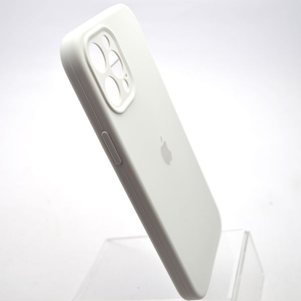 Силиконовый чехол накладка Silicon Case Full Camera для iPhone 12 Pro Max White 88005 фото