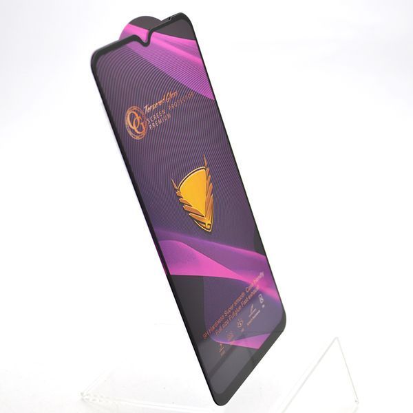 Захисне скло OG Golden Armor для Samsung Galaxy A02/M02/A03/A03s/A03 Core/A12/M12 Black 82742 фото