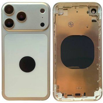 Корпус для Apple iPhone XR в стиле iPhone 17 Pro Silver 84053 фото