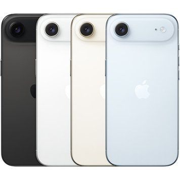 Задняя крышка со стеклом камеры и беспроводная зарядка iPhone 17 Air Sky Blue Service Original 79289 фото