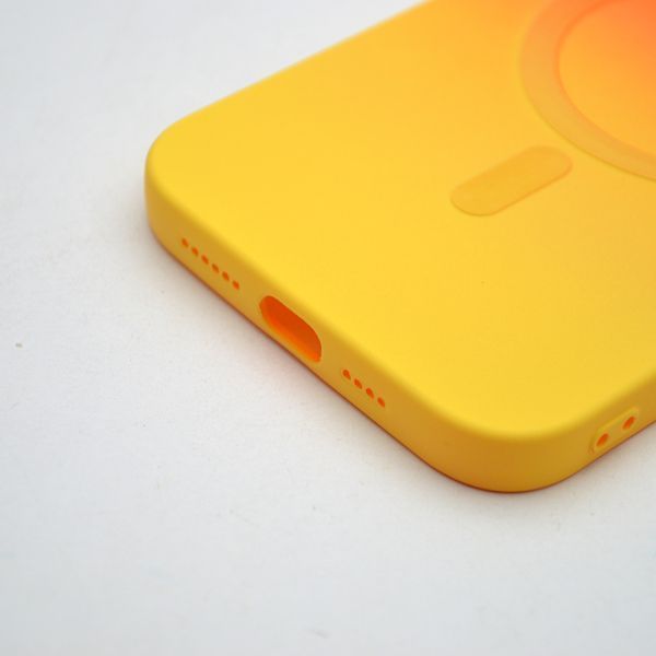 Чохол накладка з MagSafe Bright Case для Apple iPhone 12 Pro Max Orange-Yellow 77932 фото