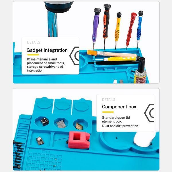 Килимок термостійкий Mechanic V51 (450 х 300mm) Blue 85630 фото