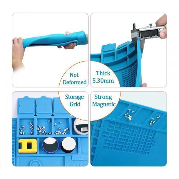 Килимок термостійкий Mechanic V51 (450 х 300mm) Blue 85630 фото