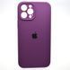 Силиконовый чехол накладка Silicon Case Full Camera для iPhone 12 Pro Max Purple 51945 фото