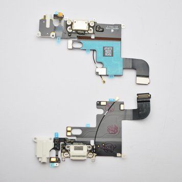 Шлейф Apple iPhone 6 с белым разъемом питания, HF APN:821-1853-A Original 35523 фото