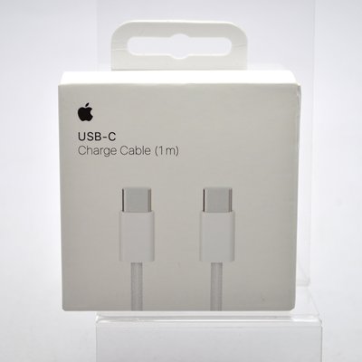 Кабель USB Apple Type-C to Type-C Nylon Cable 1m White 88677 фото