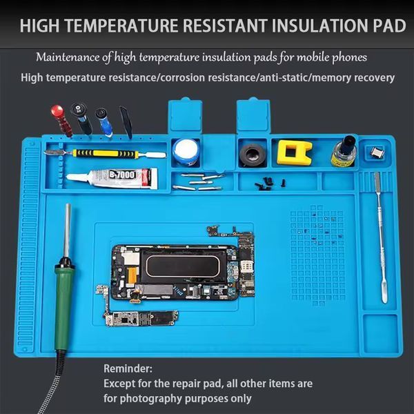Килимок термостійкий антистатичний Mechanic V63 (450 х 300mm) Blue 73834 фото