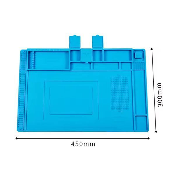 Килимок термостійкий антистатичний Mechanic V63 (450 х 300mm) Blue 73834 фото