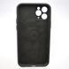 Силіконовий чохол накладка Silicon Case Full Camera для iPhone 11 Pro Max Charcoal Gray Black 79767 фото 4
