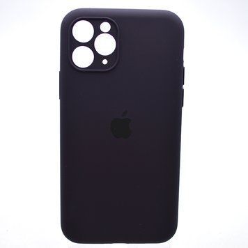 Силиконовый чехол накладка Silicon Case Full Camera для iPhone 11 Pro Berry Purple 49034 фото