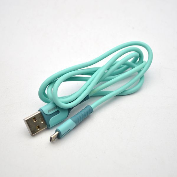 Кабель ANSTY Z-027-A LED Micro USB 3.1A 1M Blue 50032 фото
