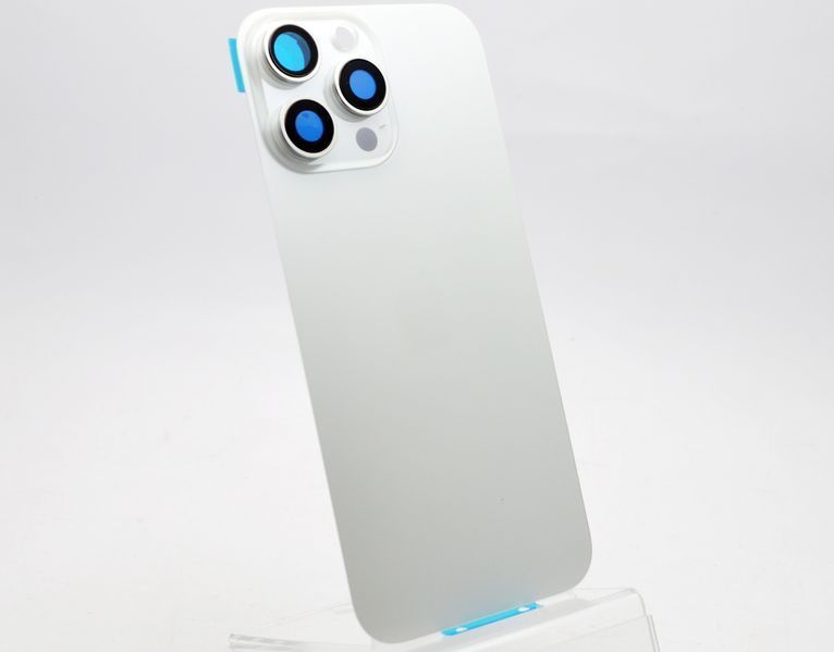 Задня кришка зі склом камери Apple iPhone 16 Pro Max White Titanium Original (Білий титан) 79913 фото