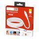 Кабель ANSTY S-039-I Lightning Silicone 5A 1M Белый 71914 фото