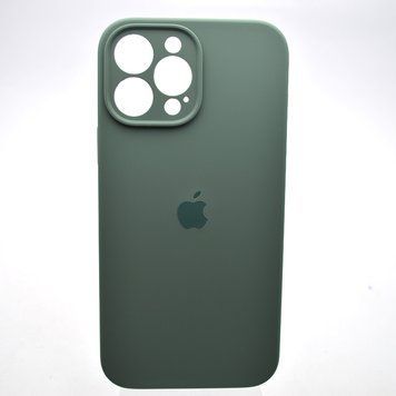 Силіконовий чохол накладка Silicon Case Full Camera для iPhone 13 Pro Pine Needle Green 50306 фото