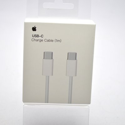 Кабель USB Apple Type-C to Type-C 1m White 62873 фото