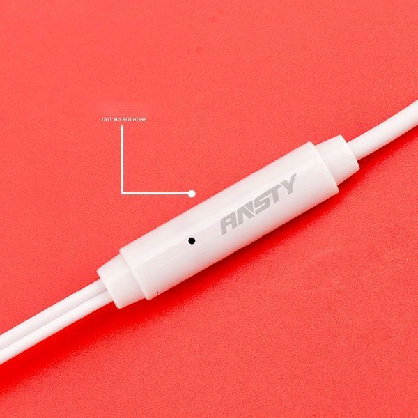 Гарнитура проводная ANSTY E-005 3.5mm (Черный) 84058 фото