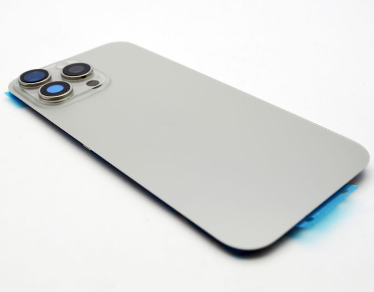 Задня кришка зі склом камери Apple iPhone 16 Pro Max Natural Titanium Original (Натуральний титан) 53146 фото