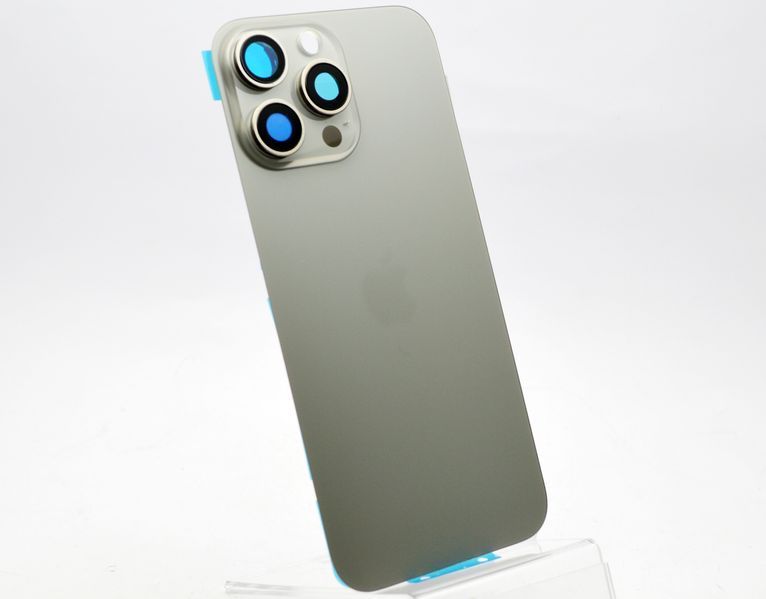 Задня кришка зі склом камери Apple iPhone 16 Pro Max Natural Titanium Original (Натуральний титан) 53146 фото