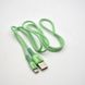 Кабель ANSTY Z-027-A LED Micro USB 3.1A 1M Green 77194 фото 6