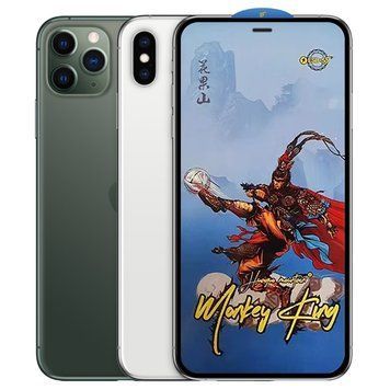 Захисне скло Monkey King ESD 5S Glass для Apple iPhone Xs Max/iPhone 11 Pro Max Black 61947 фото