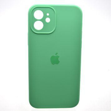 Силіконовий чохол накладка Silicon Case Full Camera для iPhone 12 Rehmannia Green 73498 фото