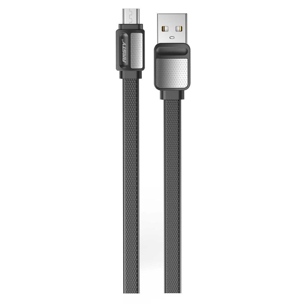 Кабель ANSTY S-041-A Micro USB 3.6A 1M Черный 65271 фото