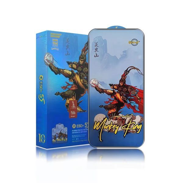 Захисне скло Monkey King ESD 5S Glass для Apple iPhone Xr/iPhone 11 Black 71152 фото