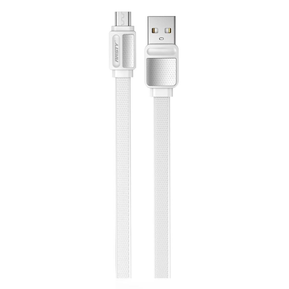 Кабель ANSTY S-041-A Micro USB 3.6A 1M Белый 71316 фото