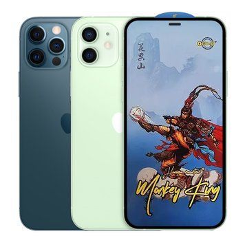 Защитное стекло Monkey King ESD 5S Glass для iPhone 12/12 Pro Black 90172 фото