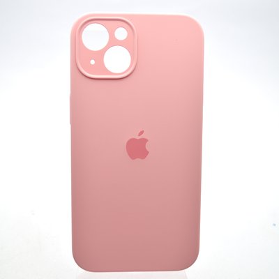 Силіконовий чохол накладка Silicon Case Full Camera для iPhone 15 Plus Rose Pink 58331 фото