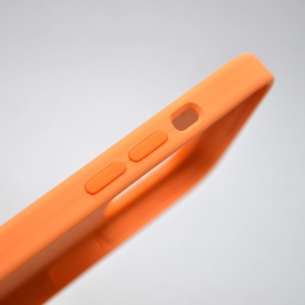 Силиконовый чехол Silicon Case c MagSafe Splash Screen для Apple iPhone 13 Pro Orange 82964 фото