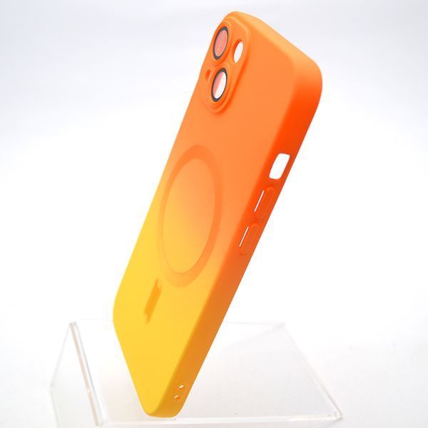 Чохол накладка з MagSafe Bright Case для Apple iPhone 13 Orange-Yellow 62544 фото
